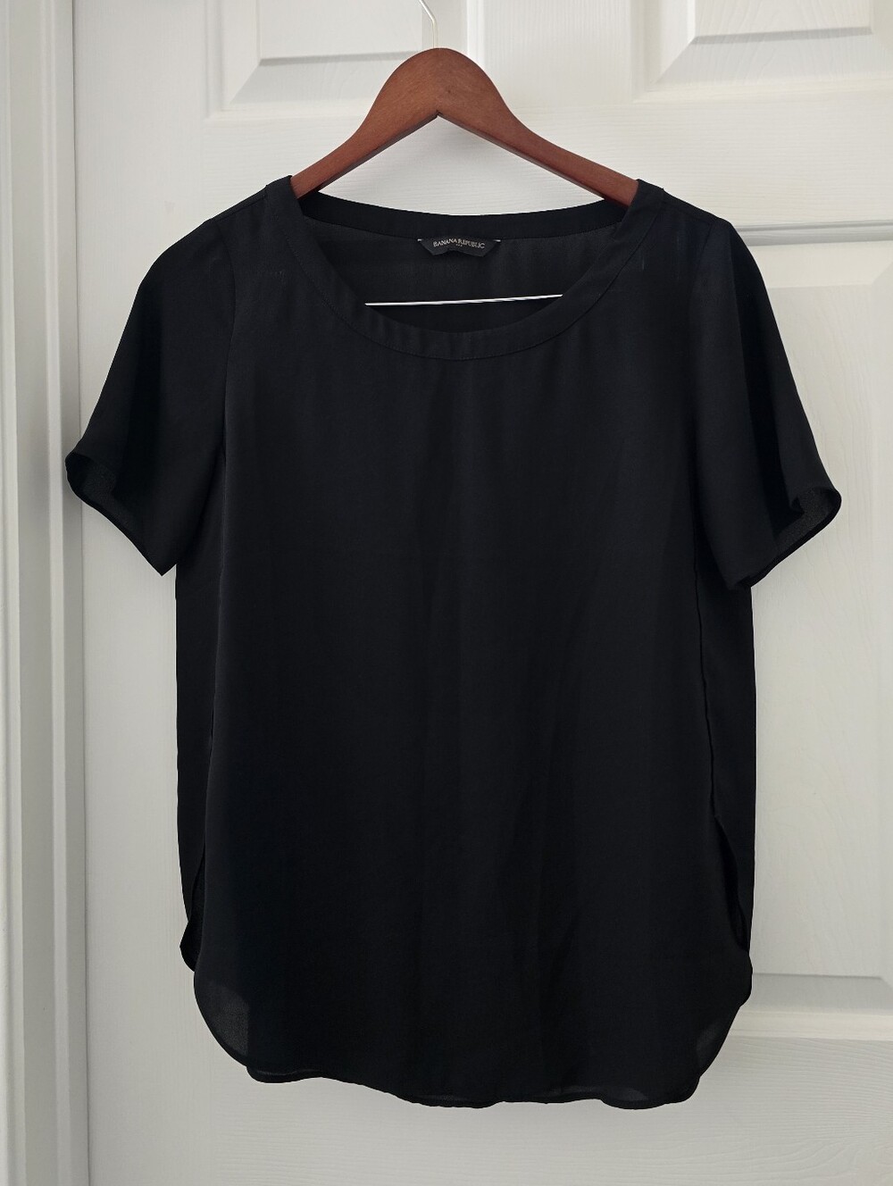 Banana Republic Black Tunic Top